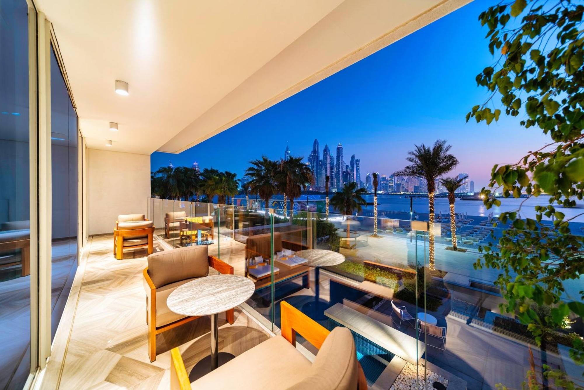 Five Palm Jumeirah Dubai Esterno foto View from the hotel