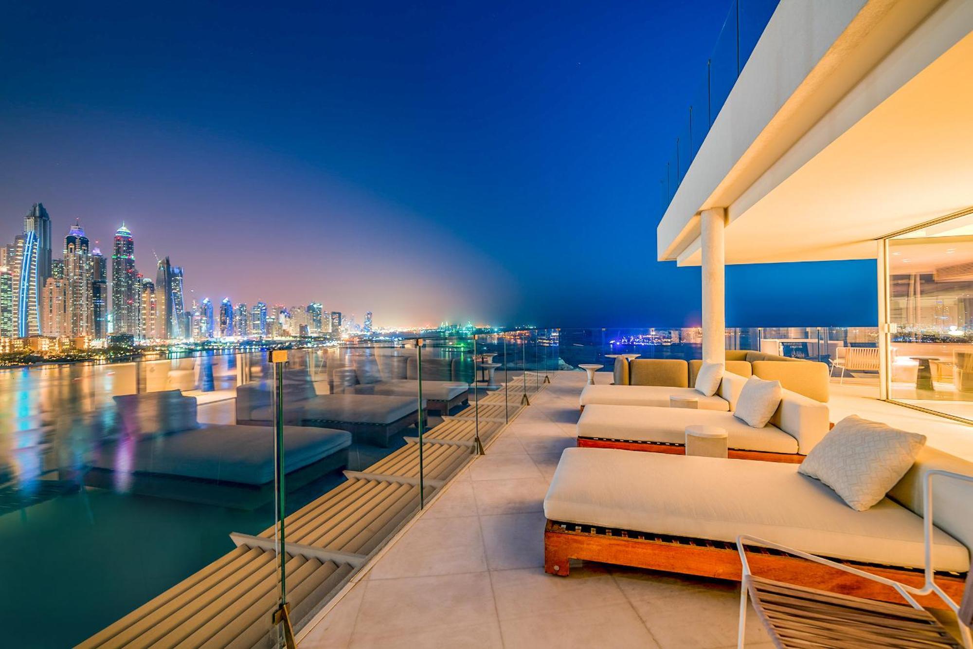 Five Palm Jumeirah Dubai Esterno foto View from the rooftop